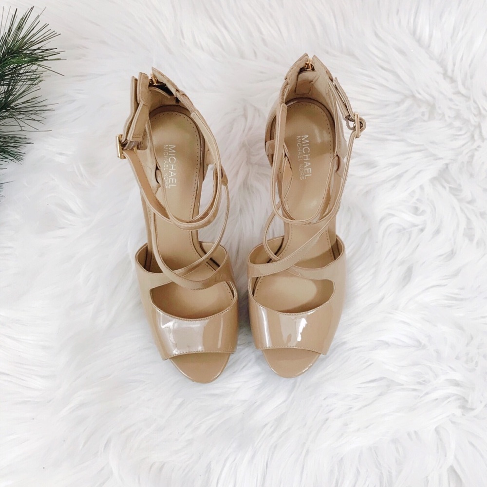 Michael Kors Catia Beige Heels✨Brand New! - Picture 2 of 6